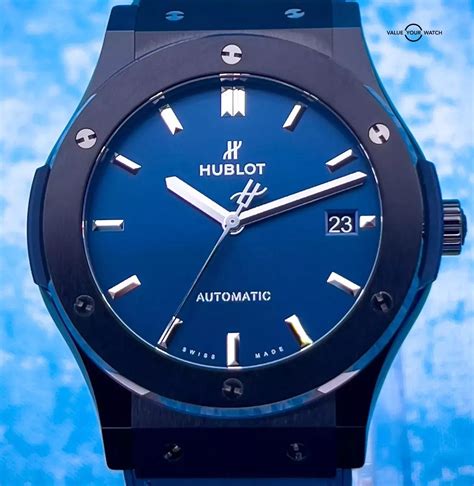 hublot classic blue dial|Hublot Classic Fusion Collection .